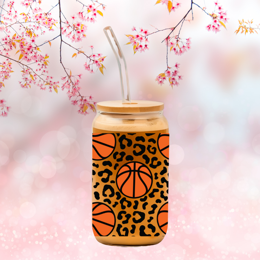 Verre Jaguar, ballon de basket & prénom 🏀