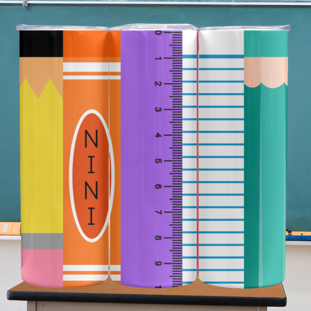 Gourde regle et crayons ✏️