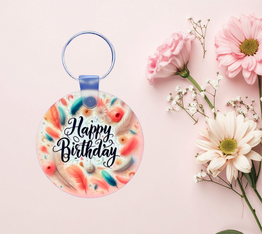 Porte-clés "happy birthday"