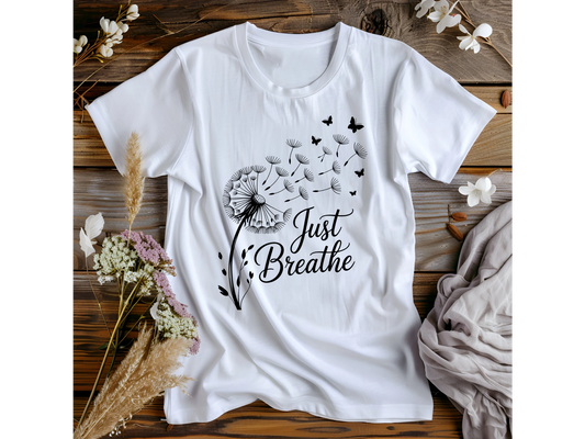 T-shirt "respirez simplement" 🌿