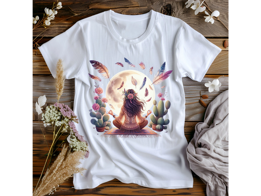 T-shirt femme plumes 🪴