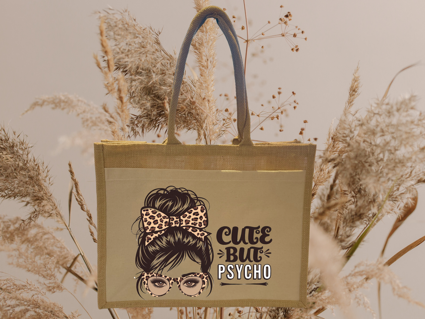 Sac fourre-tout femme "mignon mais psychopathe"