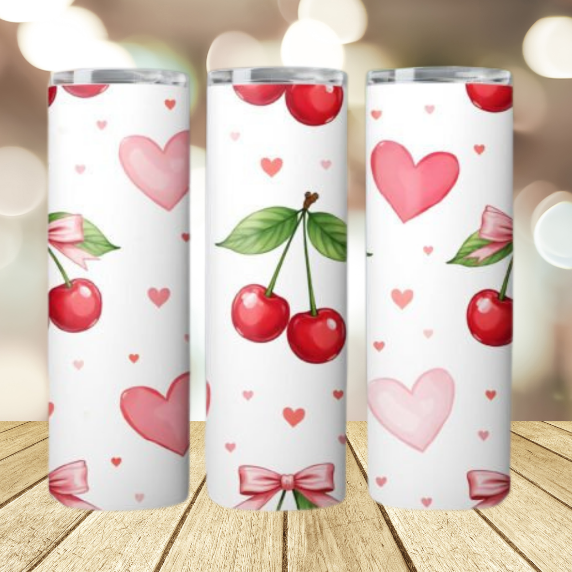 Gourde coeurs et cerises 🍒