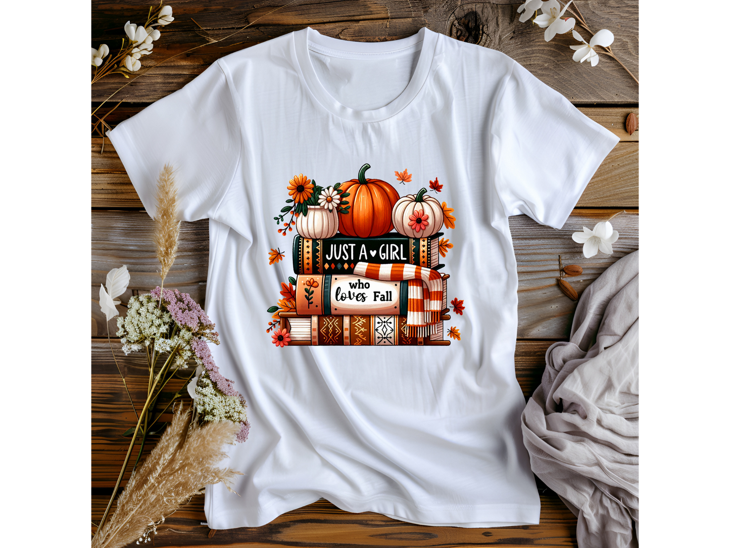 T-Shirt Citrouilles et livres 🎃
