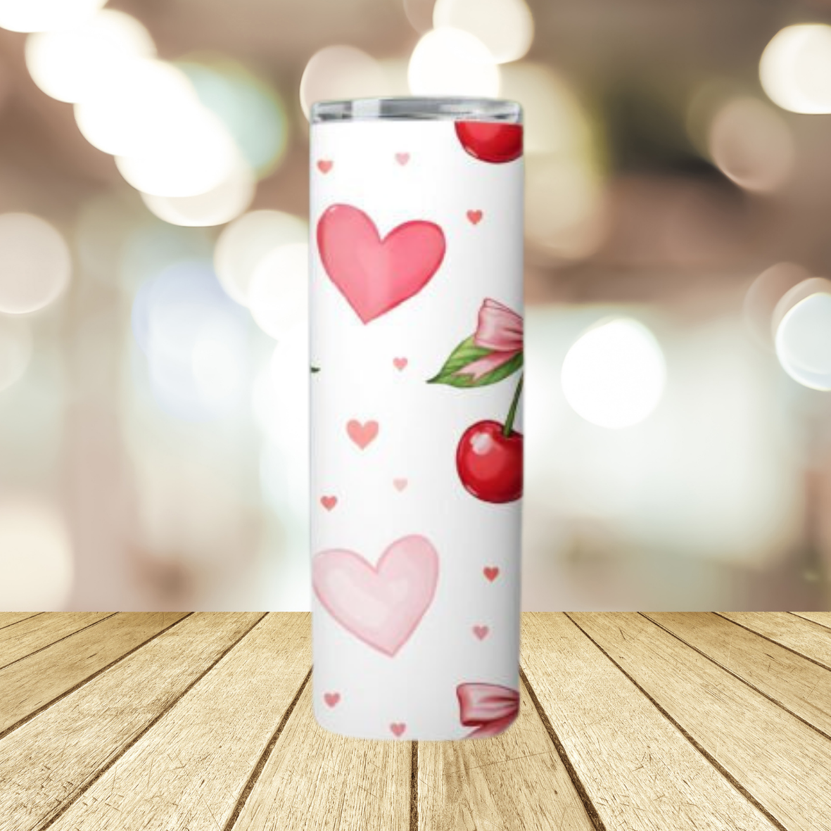 Gourde coeurs et cerises 🍒