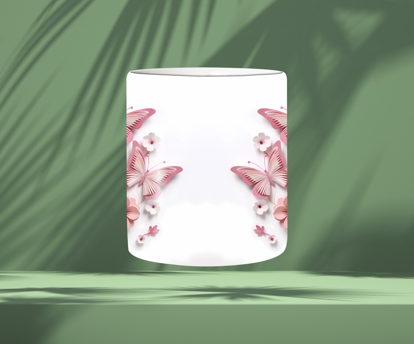 Tasse fleurs et papillons 🦋