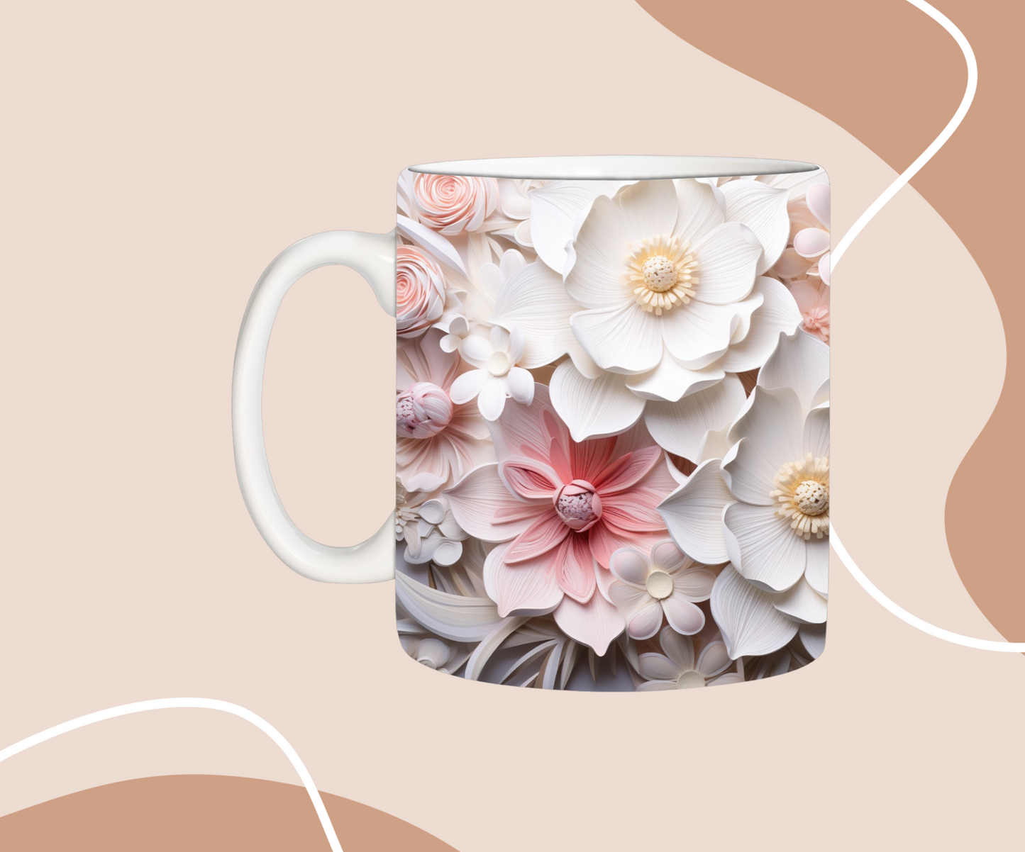 Tasse fleurie 🌸