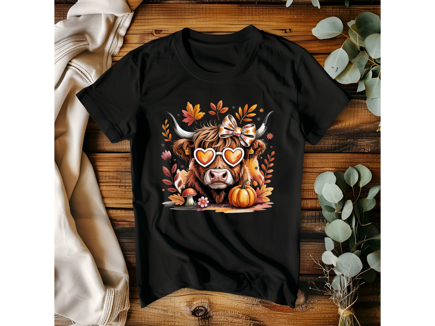 T-shirt vache citrouille 🎃