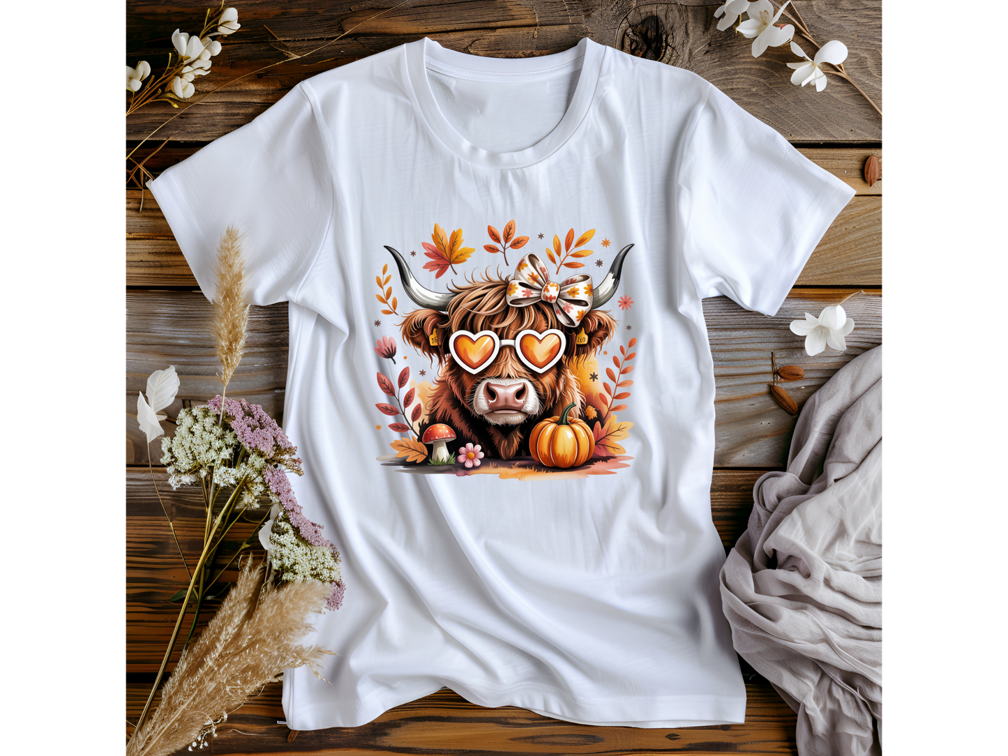 T-shirt vache citrouille 🎃