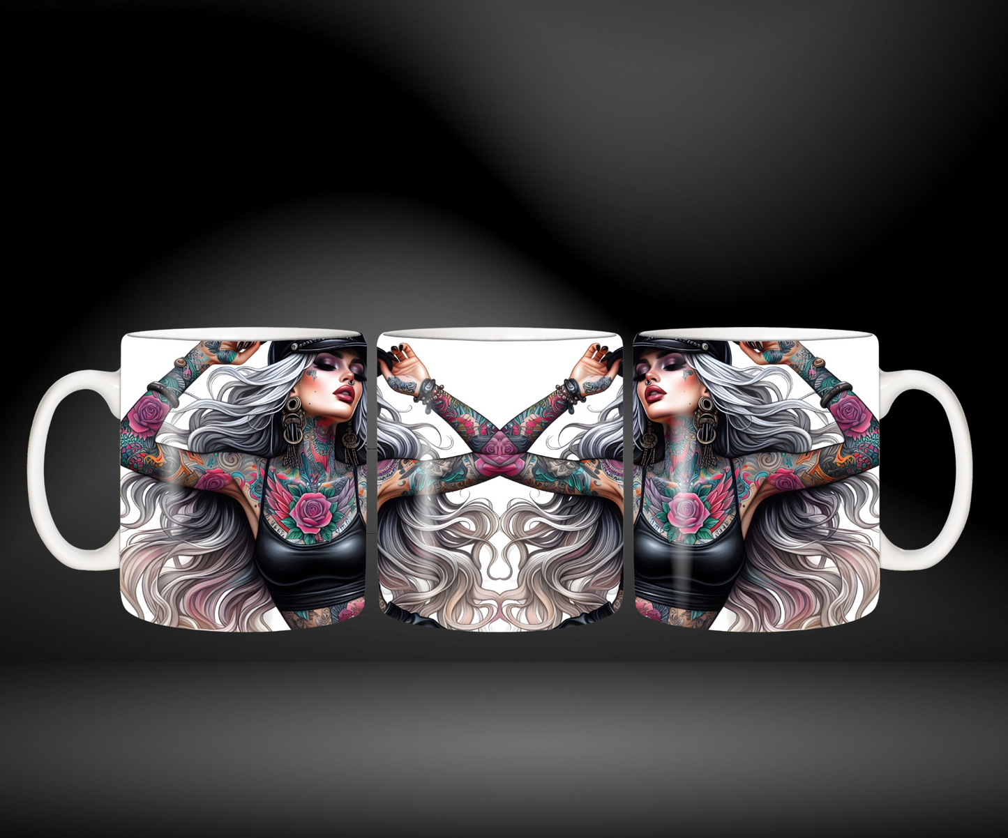 Tasse femme tatouée