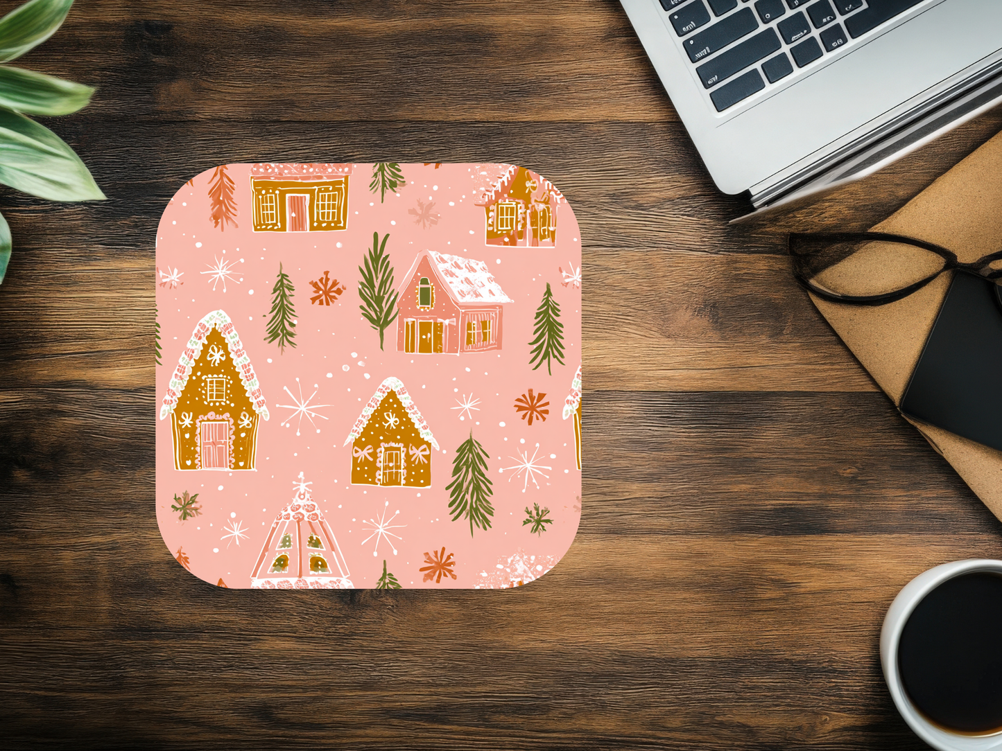 Tapis de souris au decor de noël 🌲