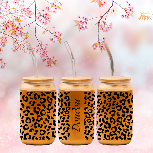 Verre Jaguar & prénom 💕