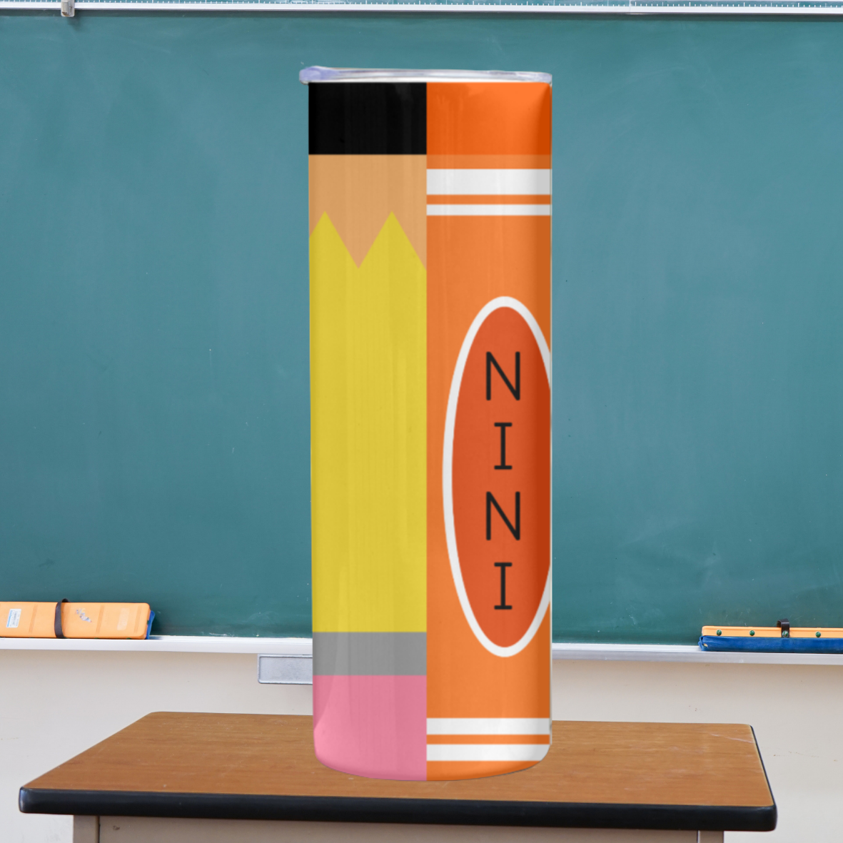 Gourde regle et crayons ✏️