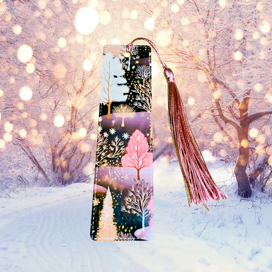 Marque-page nature aux couleurs girly 🌲