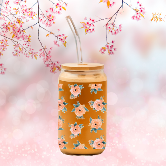 Verre à fleurs & prénom 🌸