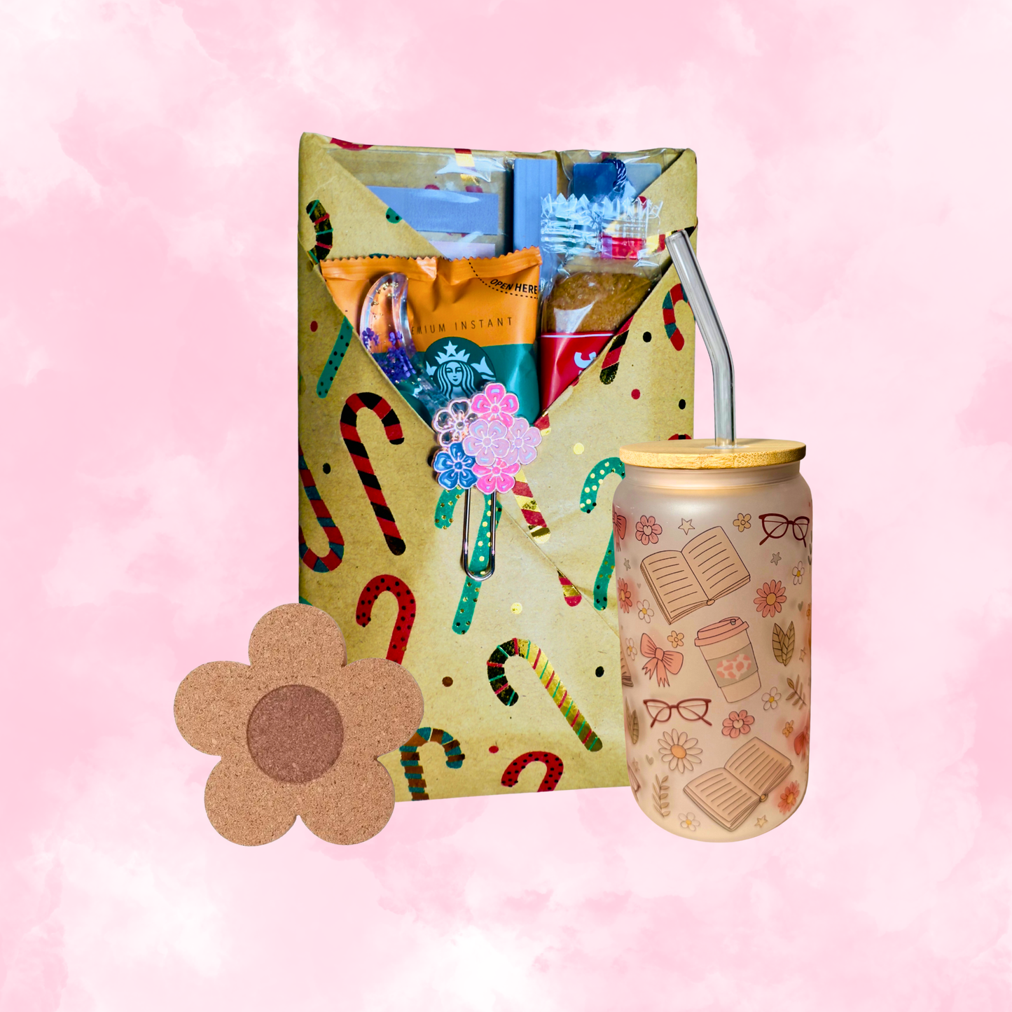 Coffret verre + livre mystère 🌟