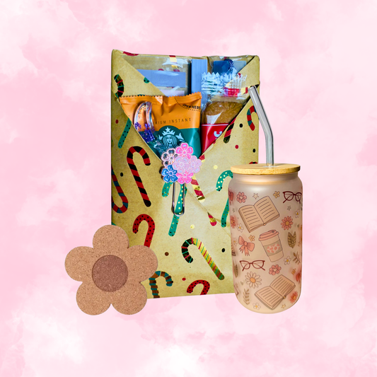 Coffret verre + livre mystère 🌟