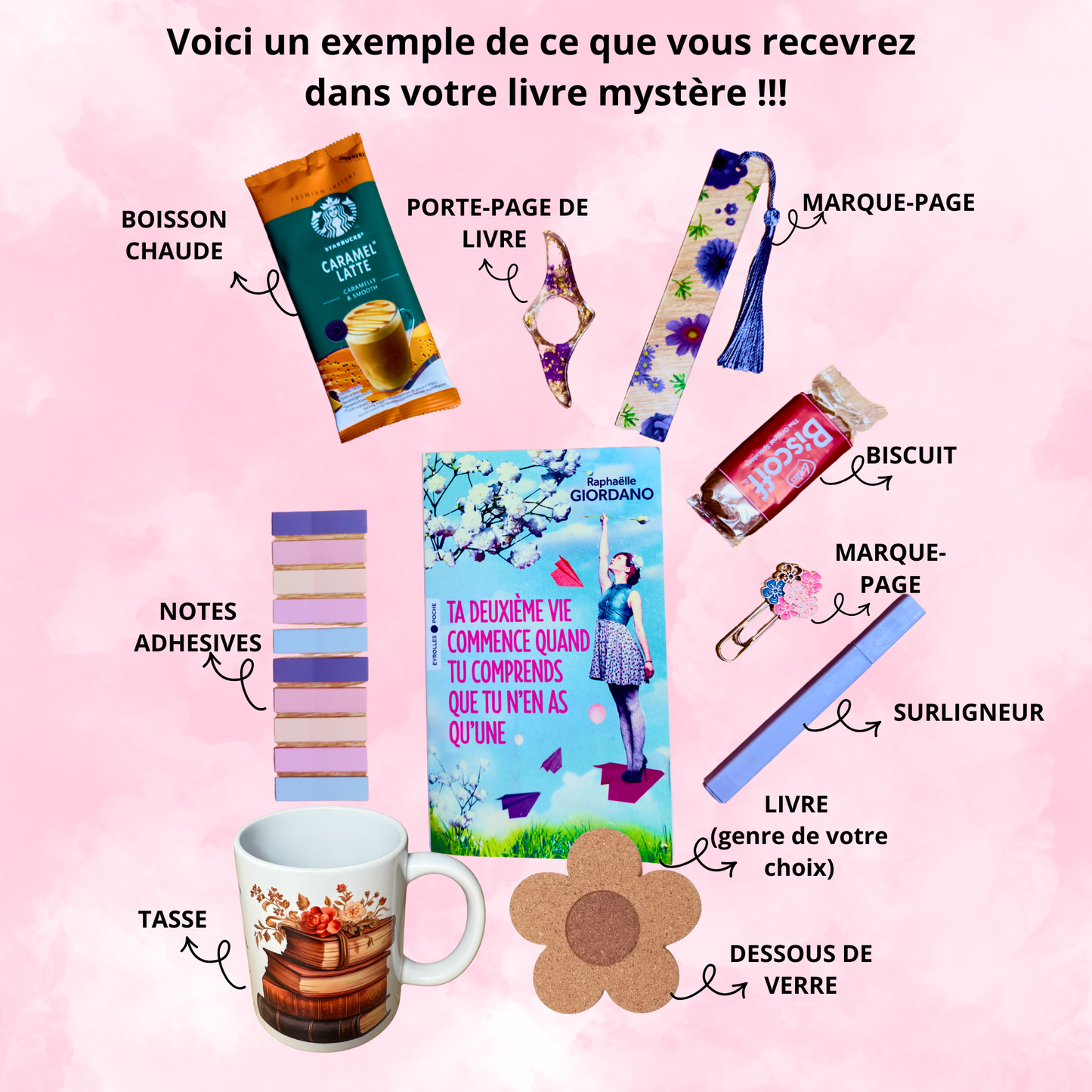Coffret tasse et livres Mystère￼📖