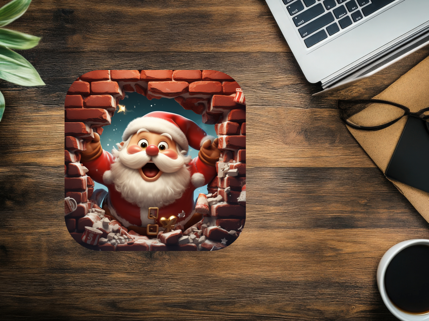 Tapis de souris père noël 🌲